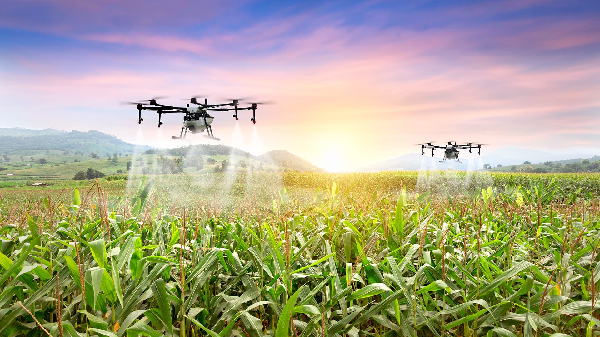 Drone technology for agricultural monitoring
